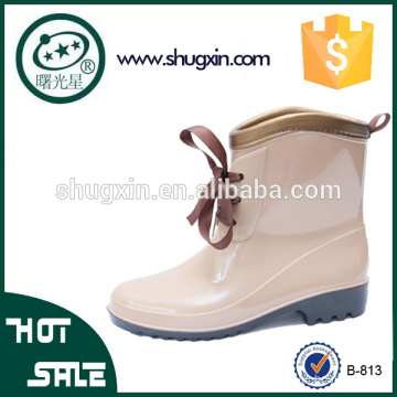 ladies plastic rain shoes pvc shoes ladies B-813